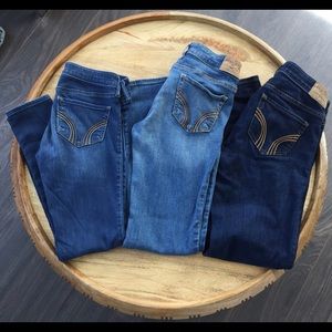 Hollister  3 bundle jeans